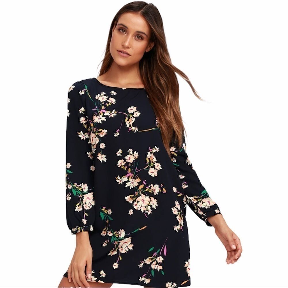 Lulus Herbaceous Babe Floral Print Shift Dress - Picture 5 of 8